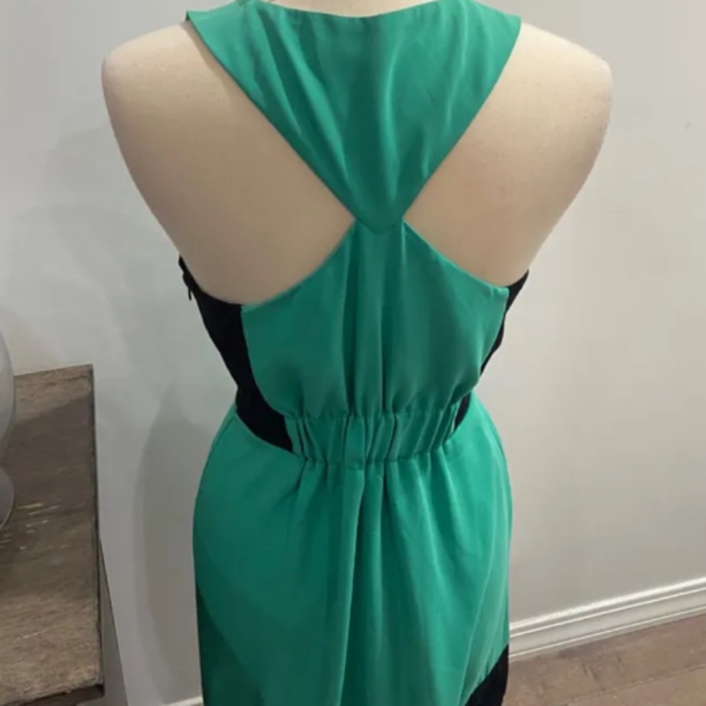 Beautiful Rachel Rachel Roy Green & Black Dress Sz 12